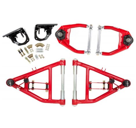 UMI Performance 73-87 GM C10 CornerMax A-Arm Kit - Red