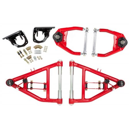 UMI Performance 73-87 GM C10 CornerMax A-Arm Kit - Red