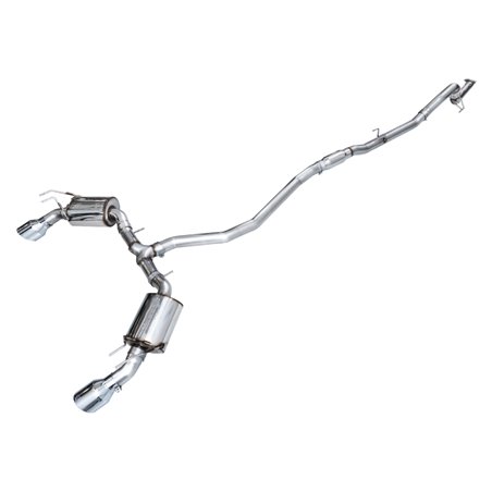 AWE Tuning 22+ Honda Civic Si/Acura Integra Touring Edition Catback Exhaust - Dual Chrome Silver Tip