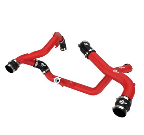 aFe 20-23 Ford Explorer ST V6 3.0L (tt) BladeRunner Aluminum Hot and Cold Charge Pipe Kit - Red