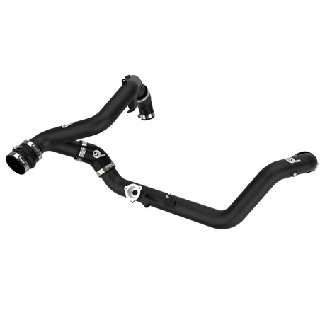 aFe Bladerunner 2-1/4 IN Aluminum Hot Charge Pipe Black 20-23 Ford Explorer/Explorer ST - Black