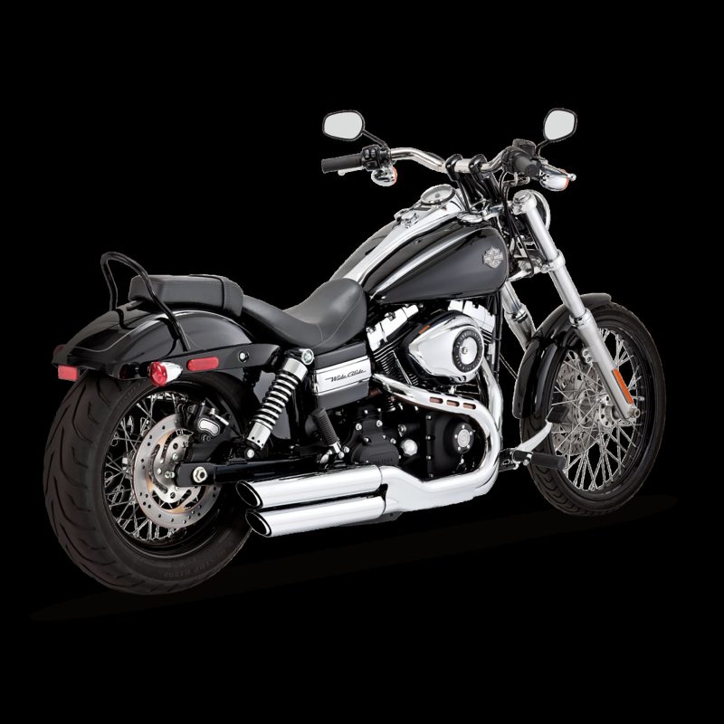 Vance & Hines HD Dyna Fatbob/Wide 08-16 3In Sli Slip-On Exhaust