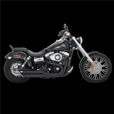 Vance & Hines HD Dyna Fatbob/Wide 08-17 3In Slip-On Exhaust