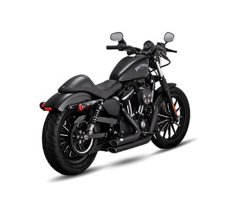 Vance & Hines HD Sportster 14-22 Shortshots Staggered Black Full System Exhaust