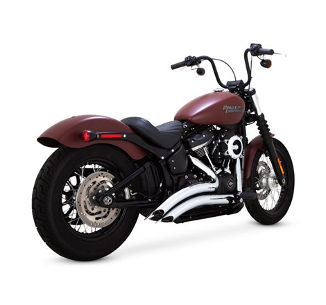 Vance & Hines HD Softl 18-22 St Bob Br 2-2 Chrome PCX Full System Exhaust