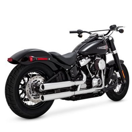 Vance & Hines HD Softail 18-22 Eliminator S/OS Chrome Slip-On Exhaust