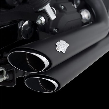 Vance & Hines HD Dyna 06-11 Shortshots Staggered Bl PCX Full System Exhaust