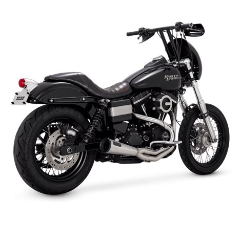 Vance & Hines HD Dyna 91-17 Upsweep SS 2-1 PCX Full System Exhaust