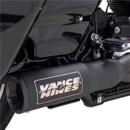 Vance & Hines HD HD Touring 17-22 HO 2-1 Black Full System Exhaust