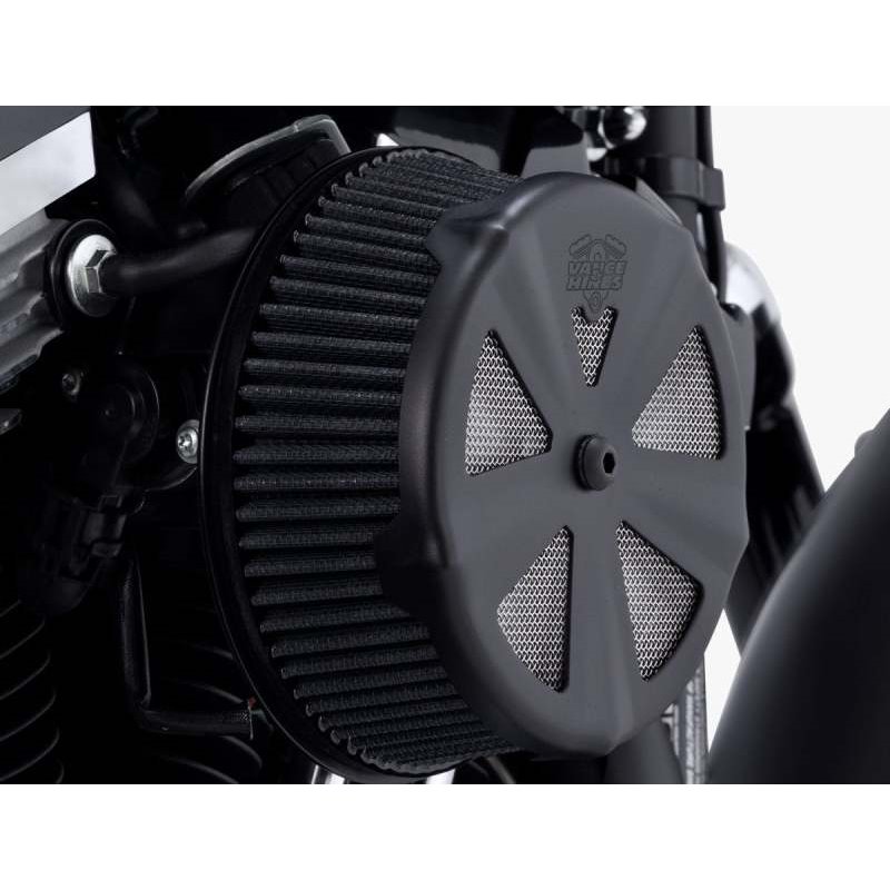 Vance & Hines Black Skullcap Crown Intake Cover