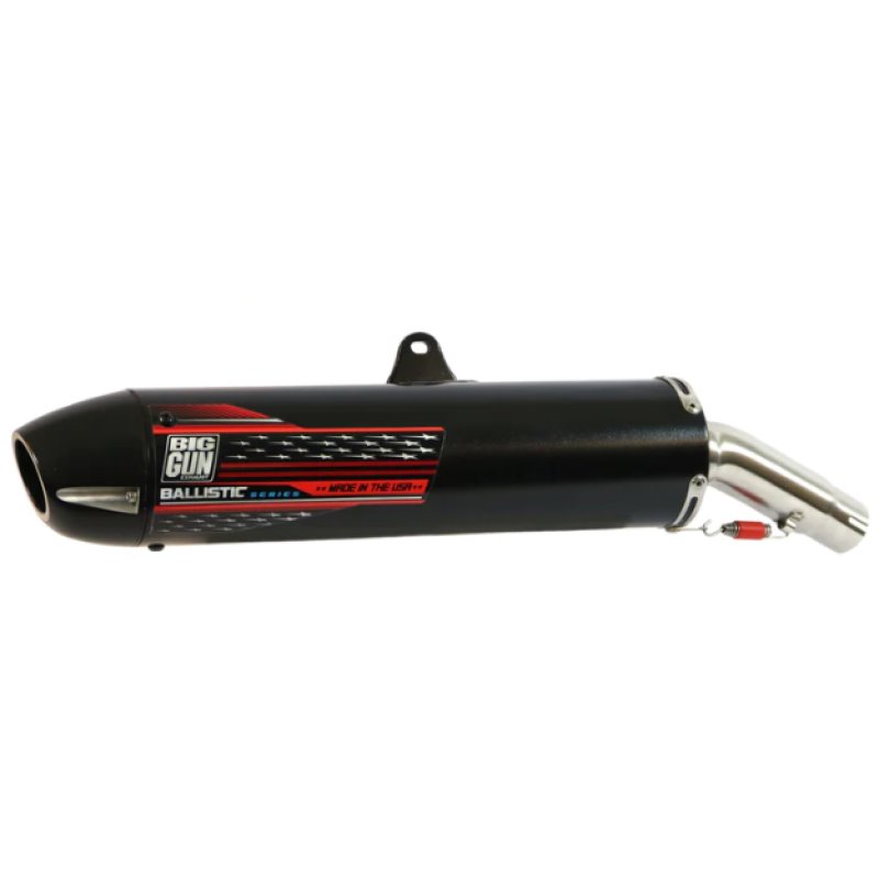 Big Gun 11-13 Yamaha RAPTOR 125 Ballistic Series Slip On Exhaust