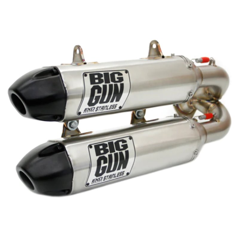 Big Gun 15-23 Polaris RZR XP 1000/RZR XP 4 1000 EXO Stainless Dual Slip On Exhaust