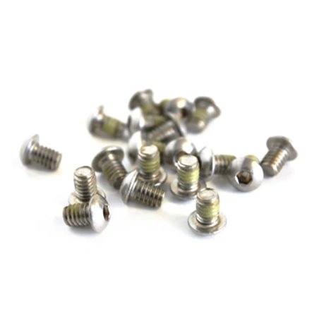 Big Gun 1/4x20 Base Plate Allen Screws (4 pk) - Button Head (Silver)