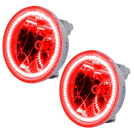 Oracle Lighting 07-13 Chevrolet Avalanche Pre-Assembled LED Halo Fog Lights - (Non-Z71) -Red