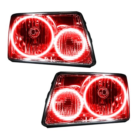 Oracle Lighting 01-11 Ford Ranger Pre-Assembled LED Halo Headlights -Red