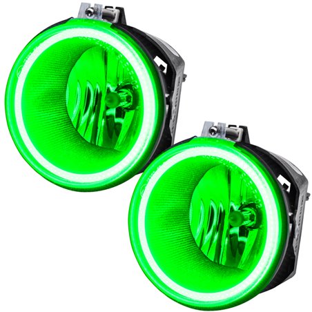 Oracle Lighting 06-10 Jeep Commander Pre-Assembled LED Halo Headlights -Green