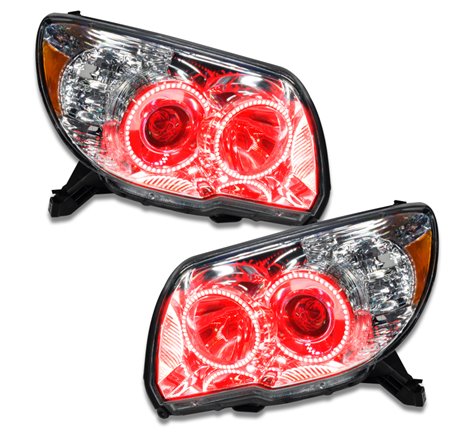 Oracle Lighting 06-09 Toyota 4-Runner Pre-Assembled LED Halo Headlights -Red