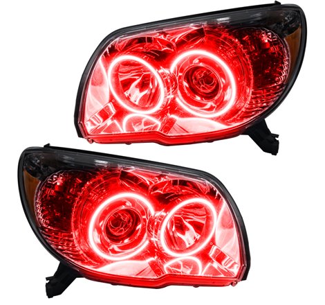 Oracle Lighting 06-09 Toyota 4-Runner Sport Pre-Assembled LED Halo Headlights -Red