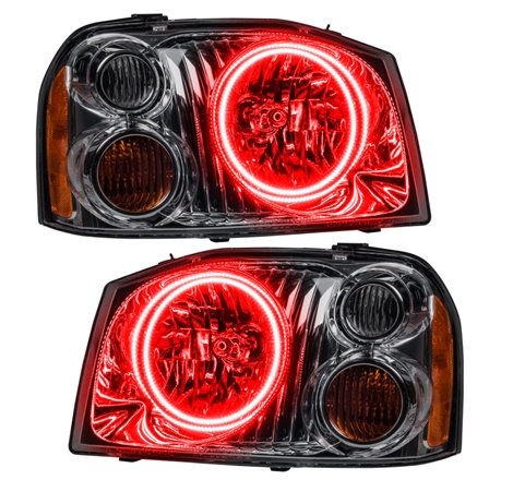 Oracle Lighting 01-04 Nissan Frontier Pre-Assembled LED Halo Headlights -Red