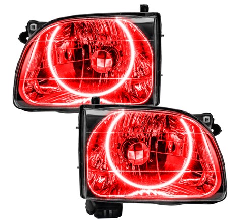 Oracle Lighting 01-04 Toyota Tacoma Pre-Assembled LED Halo Headlights -Red