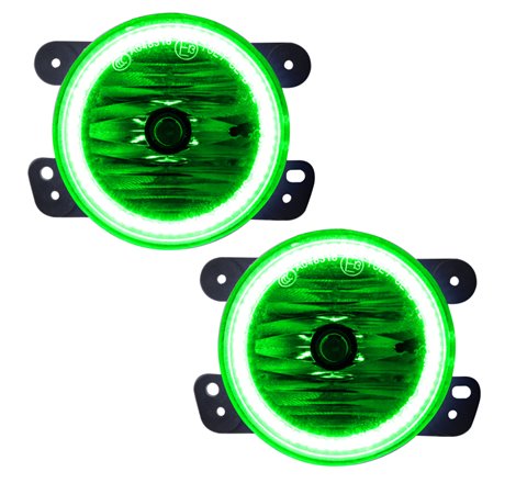 Oracle Lighting 11-13 Jeep Grand Cherokee Pre-Assembled LED Halo Fog Lights -Green