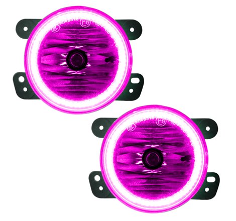 Oracle Lighting 11-13 Jeep Grand Cherokee Pre-Assembled LED Halo Fog Lights -Pink