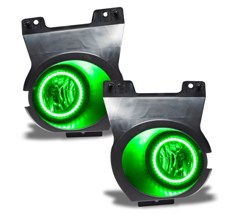 Oracle Lighting 11-14 Ford F-150 Pre-Assembled LED Halo Fog Lights -Green