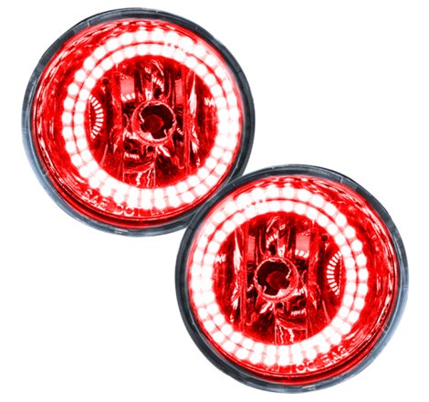 Oracle Lighting 04-07 Nissan Armada Pre-Assembled LED Halo Fog Lights -Red