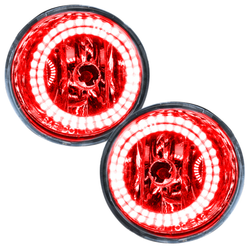 Oracle Lighting 04-15 Nissan Titan Pre-Assembled LED Halo Fog Lights -Red