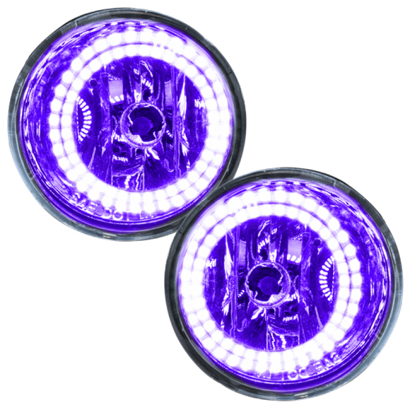 Oracle Lighting 04-15 Nissan Titan Pre-Assembled LED Halo Fog Lights -UV/Purple