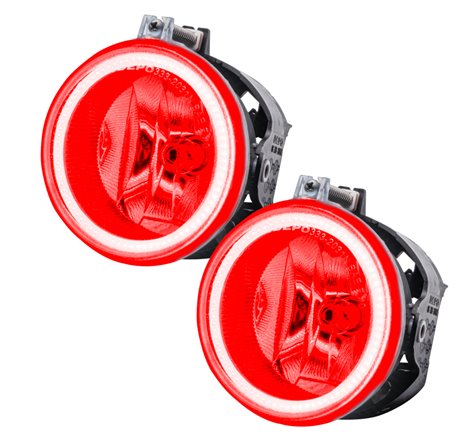 Oracle Lighting 11-16 Jeep Patriot Pre-Assembled LED Halo Fog Lights -Red