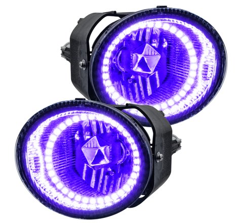 Oracle Lighting 01-02 Nissan Frontier Pre-Assembled LED Halo Fog Lights -UV/Purple