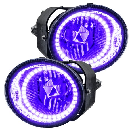 Oracle Lighting 01-02 Nissan Frontier Pre-Assembled LED Halo Fog Lights -UV/Purple