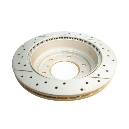 DBA 00-06 Mitsubishi Montero Rear Street Series Drilled & Slotted Rotor