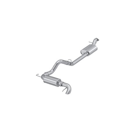 MBRP 2021-2023 Ford Bronco 2.3L/2.7L Stainless Steel 3in Cat-Back, Single High Clearance Rear Exit