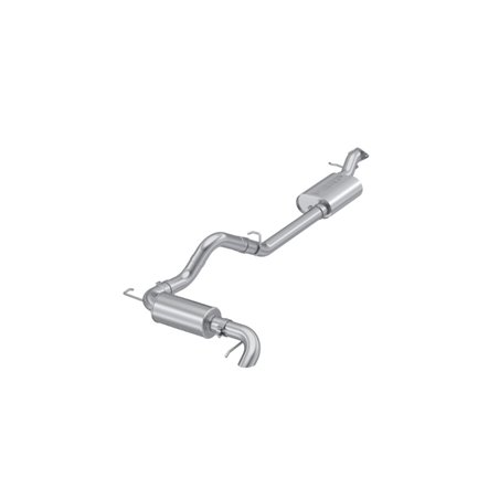 MBRP 2021-2023 Ford Bronco 2.3L/2.7L Stainless Steel 3in Cat-Back, Single High Clearance Rear Exit