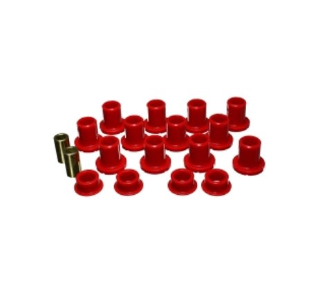 Energy Suspension Polaris RZR XP 1000 Front Control Arm Bushings - Red