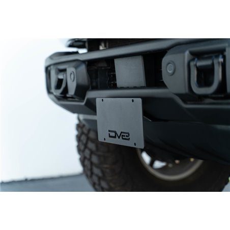 DV8 Offroad 21-23 Ford Bronco Capable Bumper Front License Plate Mount