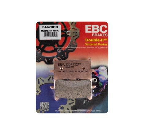 EBC 19-21 Honda CB 650 R Front Left/Right Sintered HH/R Brake Pads