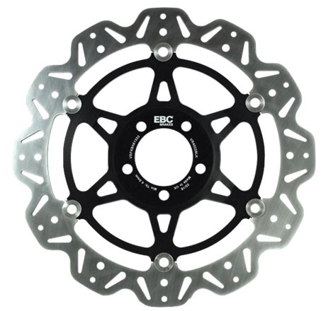 EBC 95-98 Honda CBR 600 F3/SJR/SE Front Left/Right Vee Floating Black Rotor