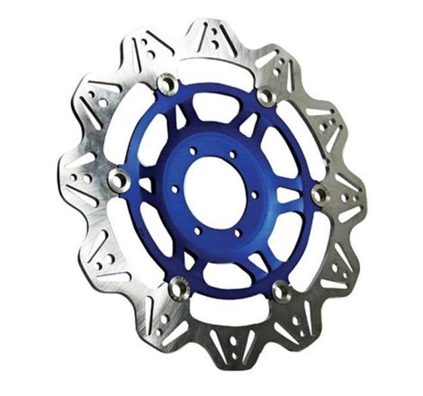 EBC 95-98 Honda CBR 600 F3/SJR/SE Front Left/Right Vee Floating Blue Rotor