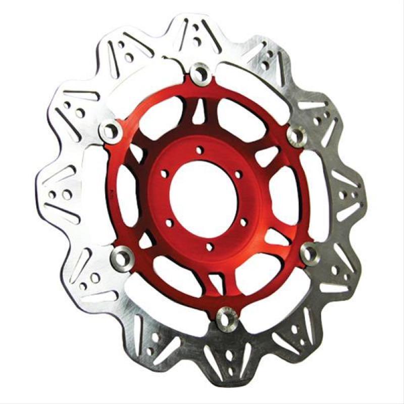 EBC 95-98 Honda CBR 600 F3/SJR/SE Front Left/Right Vee Floating Red Rotor