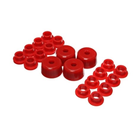 Energy Suspension Polaris Shock Bushing Upgrade Kit - Red