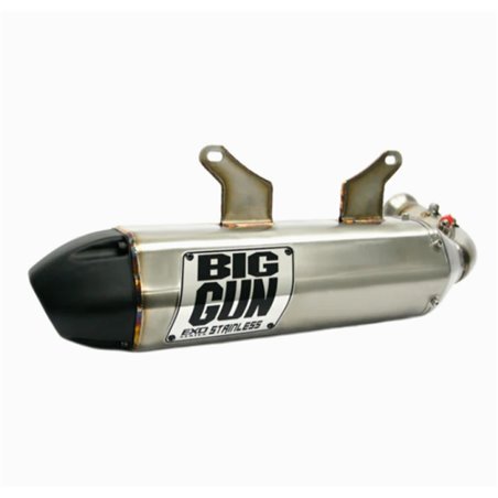 Big Gun 18-23 Yamaha WOLVERINE X4 EXO Stainless Slip On Exhaust