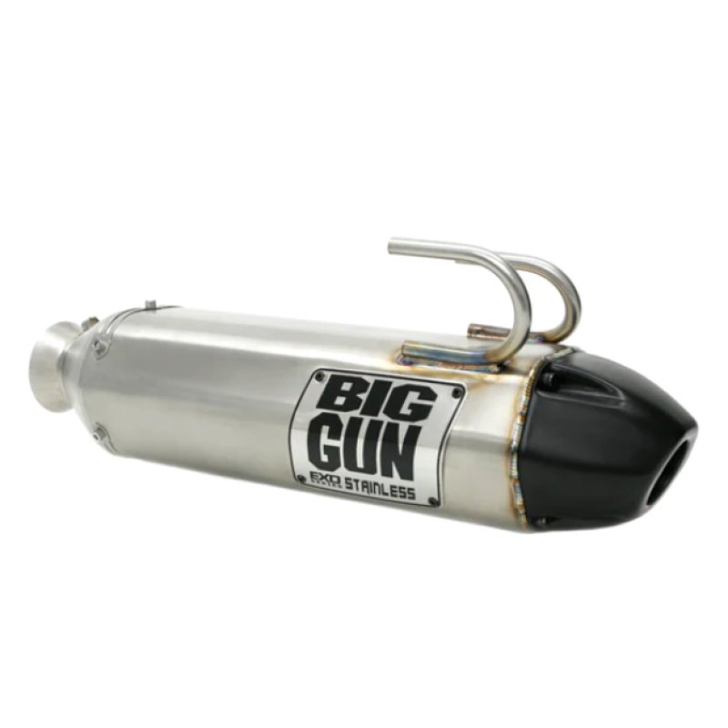 Big Gun 06-08 Arctic Cat 400 AUTO 4x4 FIS EXO Stainless Slip On Exhaust