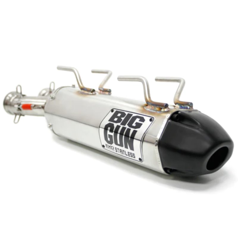 Big Gun 12-14 Arctic Cat WILDCAT 1000i H.O./4/X EXO Stainless Slip On Exhaust