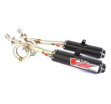 Big Gun 08-14 Yamaha RHINO 700 EFI EVO U Series Dual Full Syst Exhaust