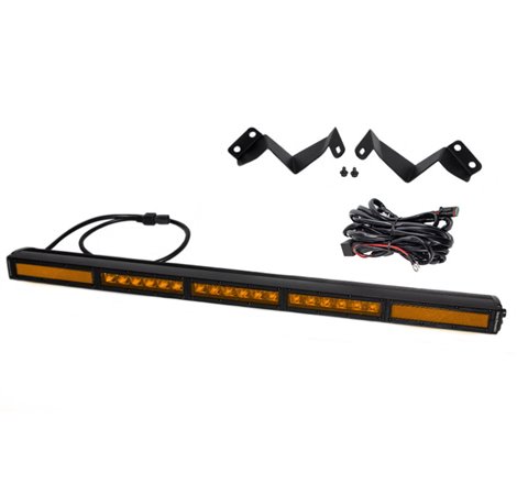 Diode Dynamics 16-21 Toyota Tacoma SS30 Stealth Lightbar Kit - Amber Combo