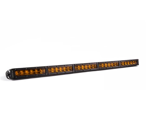 Diode Dynamics 30 In LED Light Bar Single Row Straight - Amber Driving Each Stage Series