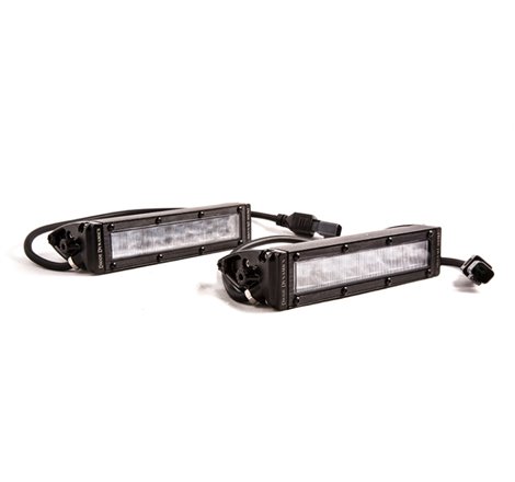 Diode Dynamics 6 In LED Light Bar Single Row Straight SS6 - White Wide Light Bar (Pair)